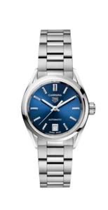 Tag Heuer Carrera Calibre 9 blaues Zifferblatt Edelstahl Damenuhr WBN2411.BA0621 - Bild 1 von 14