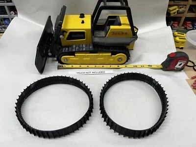 1 PAIR of new tracks for Vintage Tonka Yellow Bulldozer  13" long 51054 - Image 1 of 3