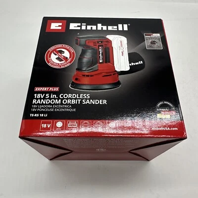 Einhell TE-RS 18V 5" Velocidad Variable Lijadora de Palma HERRAMIENTA SOLAMENTE (SIN Batería/Cargador) Foto 1 de 4