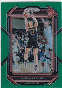 2023 Prizm WNBA SP  GREEN REFRACTOR   #139 Grace Berger R/C - Indiana Fever.. - Picture 1 of 2