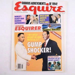 Esquire Magazine January 1995 Forest Gump & O.J. Simpson - Picture 1 of 4
