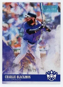 2018 Panini Diamond Kings Charlie Blackmon Artist's Proof #150 #23/25 Rockies - Picture 1 of 1