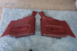 BMW E30 Convertible 325ic 318ic Quarter Panel Vinyl Trim LH & RH OEM Maroon - Foto 1 di 9