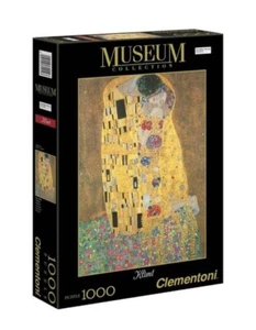 CLEMENTONI PUZZLE 1000 PEZZI H/Q MUSEUM COLLECTION IL BACIO DI KLIMT 31442 - Foto 1 di 1