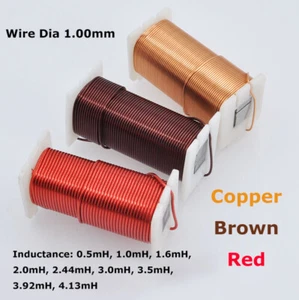 1.0mm 0.5mH~4.13mH Audio Amplifier Speaker Crossover Inductor Oxygen-Free Copper - Photo 1/8