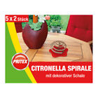 PRITEX Citronella Spiralen fr Balkon Terasse Garten & Campting bis zu 10 Std.