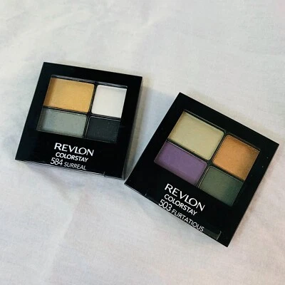 Revlon ColorStay 16 Hour Eyeshadow Palette Set: 584 Surreal & 503 Flirtatious - Image 1 of 3