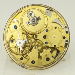 RARO Repetidor Reloj Bolsillo Movimiento Hombre Sin Cronómetro Dúplex Breguet o Lepine - Imagen 1 de 9