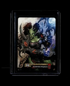 Souldrinker Bogmara 16/270 - WoW TCG Hero - Scourgewar - NM Orc Warlock Card - Picture 1 of 2