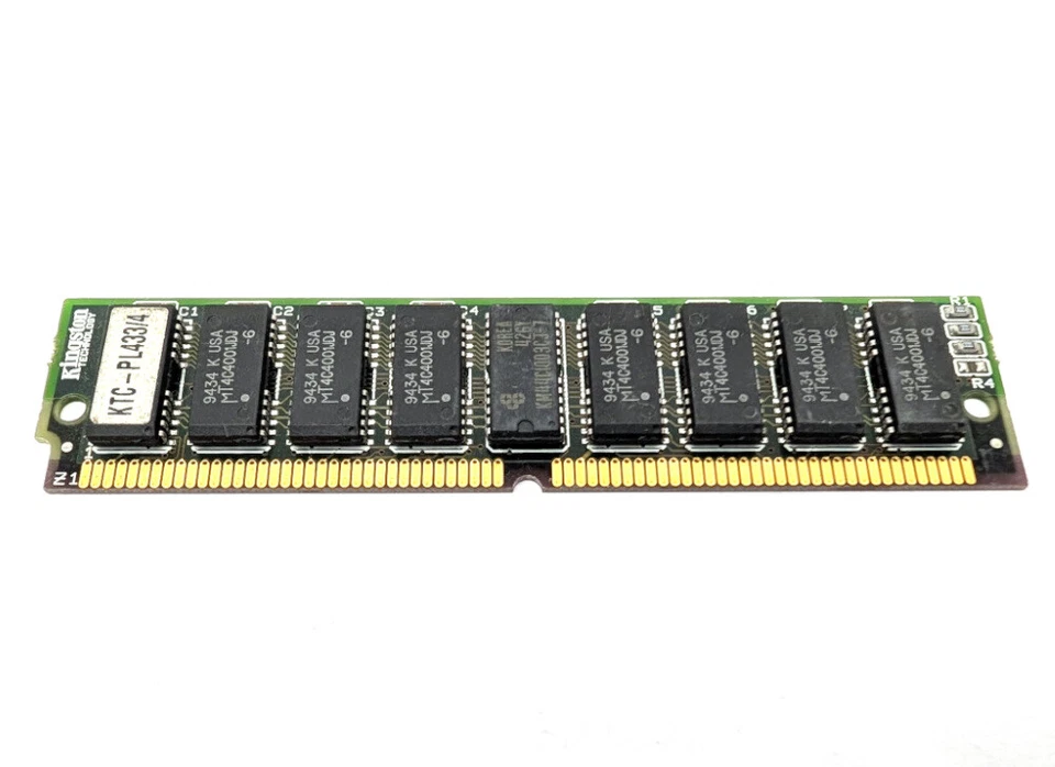 Kingston Ktc-Pl433/4 4Mb Ps/2 Fpm Ram Simm 1Mx36 72Pin Single 60Ns Memory Parity - Image 1 of 1