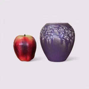Ca. 1922 Rookwood Pottery Matte Purple Floral Vase 2589 - Picture 1 of 6
