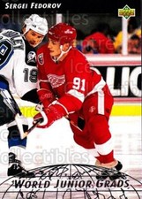 1992-93 Upper Deck World Junior Grads #16 Sergei Fedorov