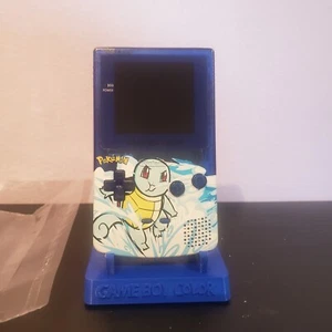 Pokémon Squirtle Personalizado Nintendo Gameboy Color Con Soporte Sin Descripción del Juego - Imagen 1 de 8