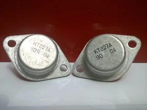 2pcs KT827A (BDX67B, 69B) VINTAGE Trs NPN 100V 20A 125W Hfe min750 2N6284 - Imagen 1 de 2