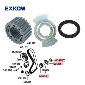 3PCS/Set Camshaft Sprocket & Sensing Blade & Train Spacer for Mitsubishi Lancer - Picture 1 of 9