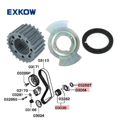 3PCS/Set Camshaft Sprocket & Sensing Blade & Train Spacer for Mitsubishi Lancer - Image 1 of 4