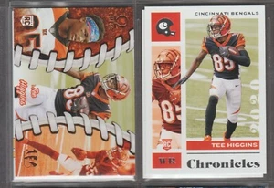 Tee Higgins 2020 Rookie Lot x2 Chronicles Bengals RC #9011 - Bild 1 von 1