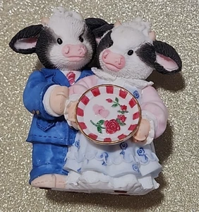 Vtg 1998 Mary's Moo Moos "Hoofy Anniversary" Enesco 468789 - Picture 1 of 9