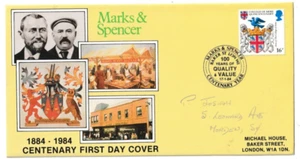 17/1/1984 UK GB FDC - Heraldry - Marks & Spencer - London W1 Special Postmark - Picture 1 of 2