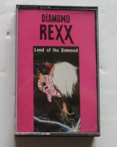 Diamond Rexx Land Of The Damned Cassette Tape & Inset Island Records 1986 - Bild 1 von 7