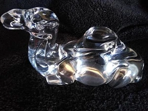 DAUM Crystal "Sitting Camel" Figure/Paperweights - Picture 1 of 5
