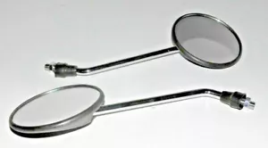 Paar Spiegel 99x170mm. Rückspiegel M10 f. MZ ETZ TS 125 150 250 251 Jawa DKW WSK - Bild 1 von 2