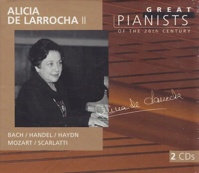 ALICIA DE LARROCHA II - 2 CD - BACH / HANDEL / HAYDN / MOZART / SCARLATTI (Neu)  - Bild 1 von 2