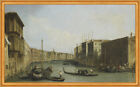 Blick auf den Canale Grande Venedig Gondeln Italien Canaletto Kunst A2 146