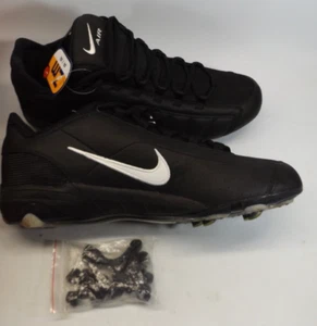 Sz 16 Nike Air Zoom Barracuda Black Football Cleats - Picture 1 of 4
