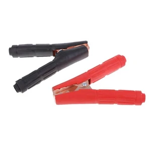 2x Auto Fahrzeug Batterie Test Alligator Krokodil Clip Klemme - Picture 1 of 5