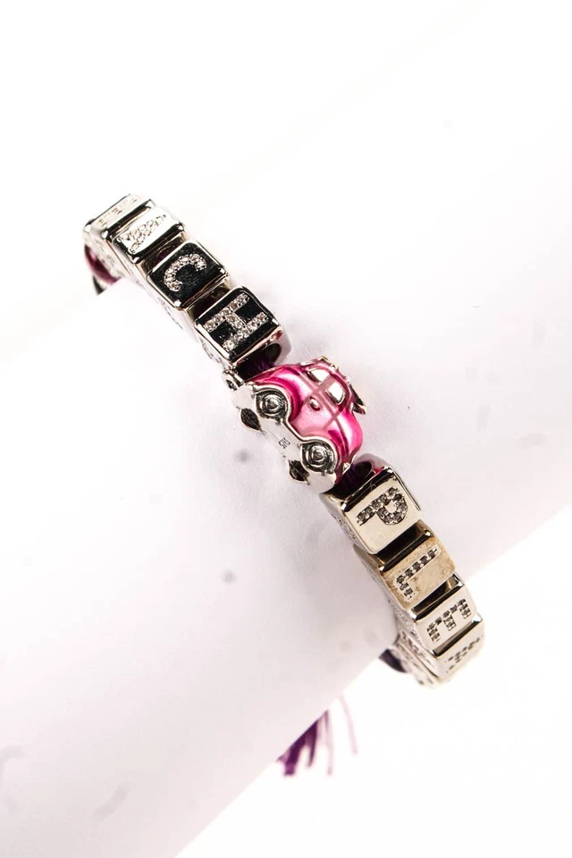 Venessa Arizaga Mujer Plateado Circonita Cúbica Rosa/Púrpura Cuentas Vacaciones Foto 1 de 4