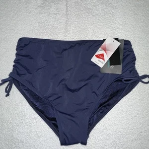 NEW Maxine of Hollywood Swimsuit Bottom Navy Tummy Control Size 14 - Picture 1 of 5