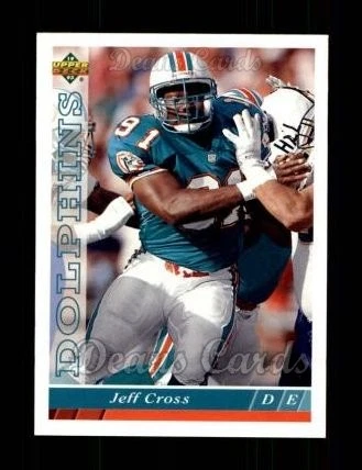 1993 Upper Deck #455 Jeff Cross Dolphins Mizzou 8 - NM/MT - Image 1 of 1