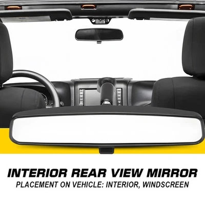 Espejo retrovisor interior 8993023 k para Jeep Wrangler YJ Cherokee XJ 1984 1985-1995 Foto 1 de 4