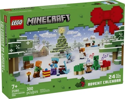 LEGO® Minecraft™ 21280 Calendario dell'Avvento 2025 - NUOVO & IMBALLO ORIGINALE -