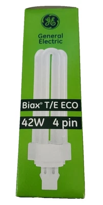 GE F42TBX/835/A/ECO 42W 4-Pin GX24Q-4 Compact Fluorescent Lamp CFL Bulbs - Image 1 of 3