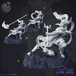 Dark elf miniatures - CastnPlay - DnD miniatures - Role Playing Game - Tabletop - Picture 1 of 2