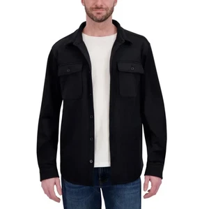 Kirkland Signature Men's Shirt Jacket Black Size XXL - Picture 1 of 6