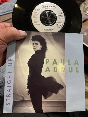 PAULA ABDUL - Straight Up 7” Single Vinyl Record 1989 Siren SRNN111 Vg+ - Image 1 of 2