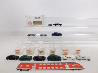 10x Wiking H0 1:87 Oldtimer: Porsche + BMW + Jaguar + MB + RR, etc. En muy buen estado como nuevo # Foto 1 de 4