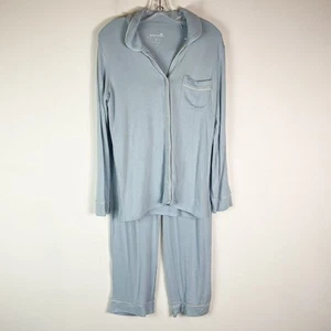 Papinelle NWT Women's Blue Full-Length Pajama set Size S - Picture 1 of 4