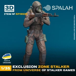 STALKER Exclusion Zone Stalker Figure 1:35 Scale 3D Printed Resin SP15535 - Picture 1 of 5
