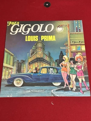 LOUIS PRIMA - JUST A GIGOLO - 1973 US MAGNAGROOVE LP vinyl SIGNED autographs - Image 1 of 4