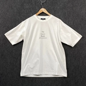 Beams Heart The Leaves Rustle Mens Medium Short Sleeve T-Shirt White Graphic Tee - Picture 1 of 9