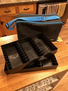 Savoy 60 Cassette Tape Vintage Travel Soft Bag Case Zipper Posso Good Cond. 90’s - Bild 1 von 6