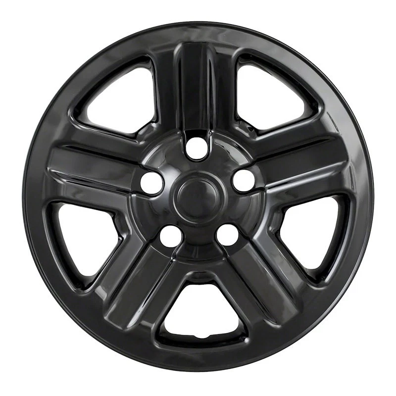 Cubiertas de rueda IMP76GBLK 16 pulgadas para Jeep Wrangler JK 2007-2018 negro brillante 5 radios Foto 1 de 3