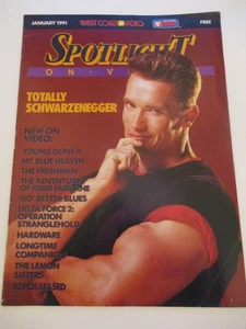 Arnold Schwarzenegger - West Coast Video Spotlight Magazine 1991 - Foto 1 di 5