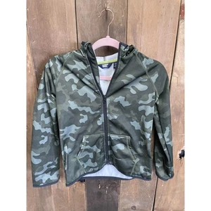 Lands’ End Boys Size L (10-12) Camo Hooded Jacket - Picture 1 of 3