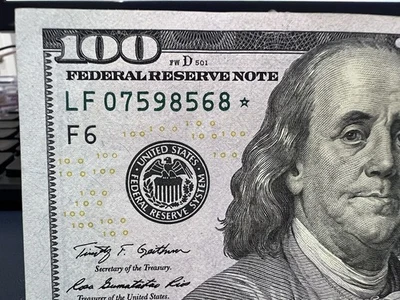 2009a $100 Federal Reserve STAR Note LF07598568* High Grade Replacement Note - Image 1 of 3