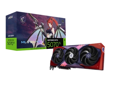 MSI GeForce RTX 5070 Ti 16GB MLG EDITION Graphics Card - Image 1 of 4